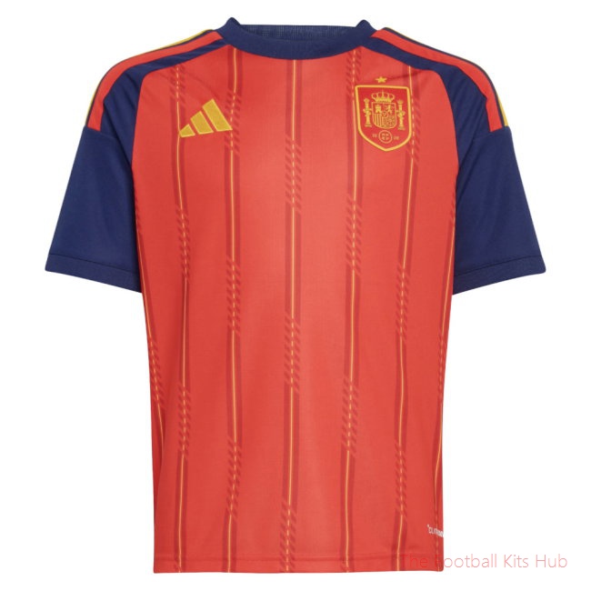 Vibrant Spain Youth Home Shirt 2026/27 Sports Collection-Unisoccer Shop